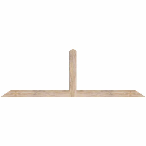 Ekena Millwork Portland Smooth Timber Gable Bracket, Douglas Fir, 72"W x 24"H x 3 1/2"D x 3 1/2"F, 8/12 Pitch GBW072X24X0404POR00SDF - main